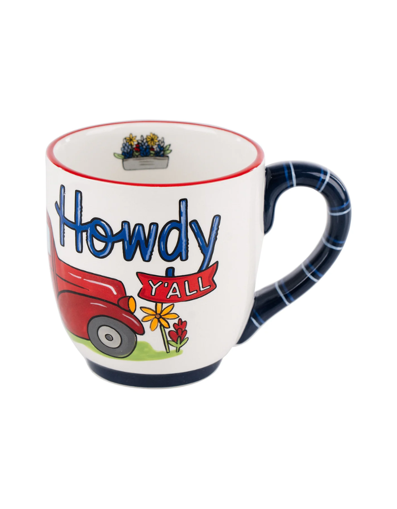Glory Haus Texas Flag Howdy Truck Mug