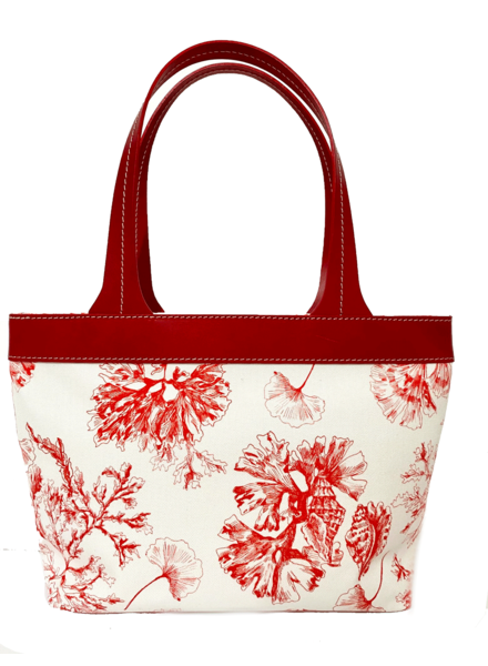 MINI HANDBAG: CORAL RED