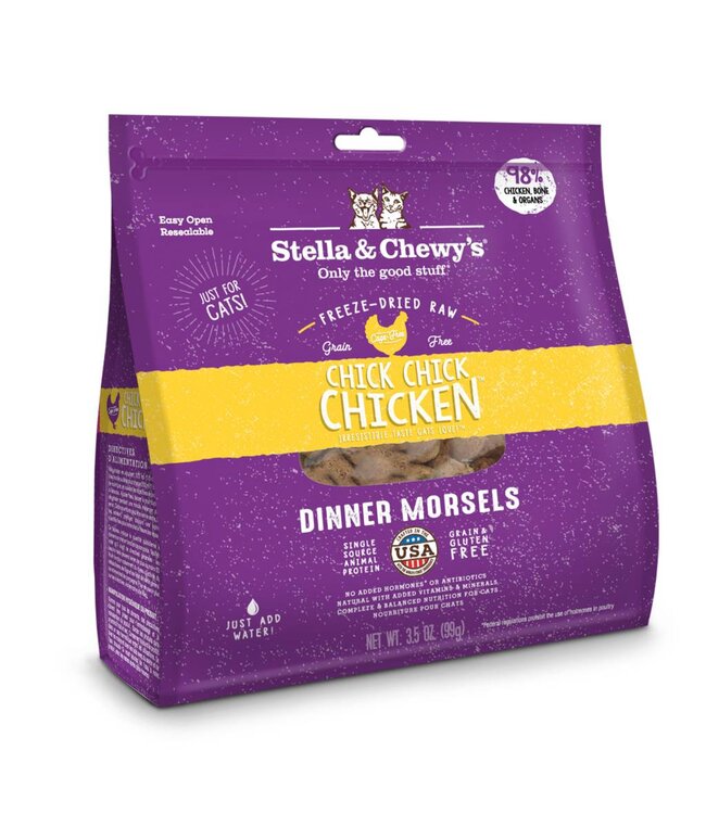 STELLA & CHEWY'S Freeze-Dried Cat Food Chick Chick Chicken