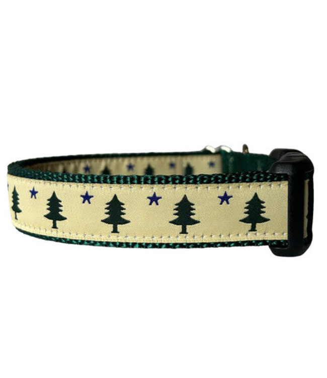 SEW FETCH Dog Collar Old Maine Flag