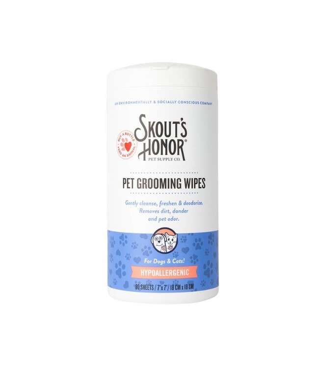 SKOUTS HONOR Pet Grooming Wipes 80CT