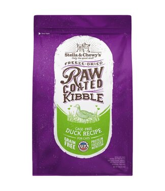 Stella & Chewys STELLA & CHEWY'S Raw Coated Duck Dry Cat Food 5lb