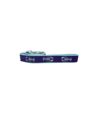 Sew Fetch SEW FETCH Dog Leash Aqua Lobster  5ft