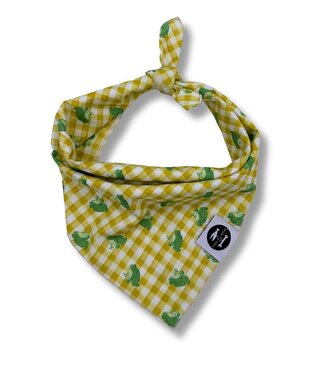 FISH & BONE FISH & BONE  Bandana Gingham Frogs