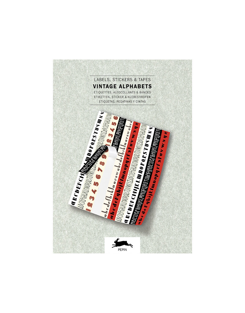 Vintage Alphabets Labels, Stickers, & Tapes Book